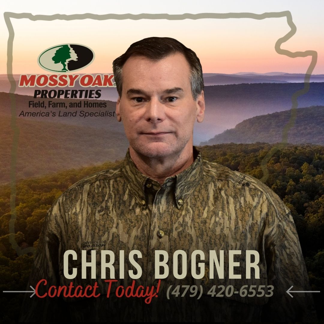 Chris Bogner mOssy Oak Properties Arkansas land for sale.