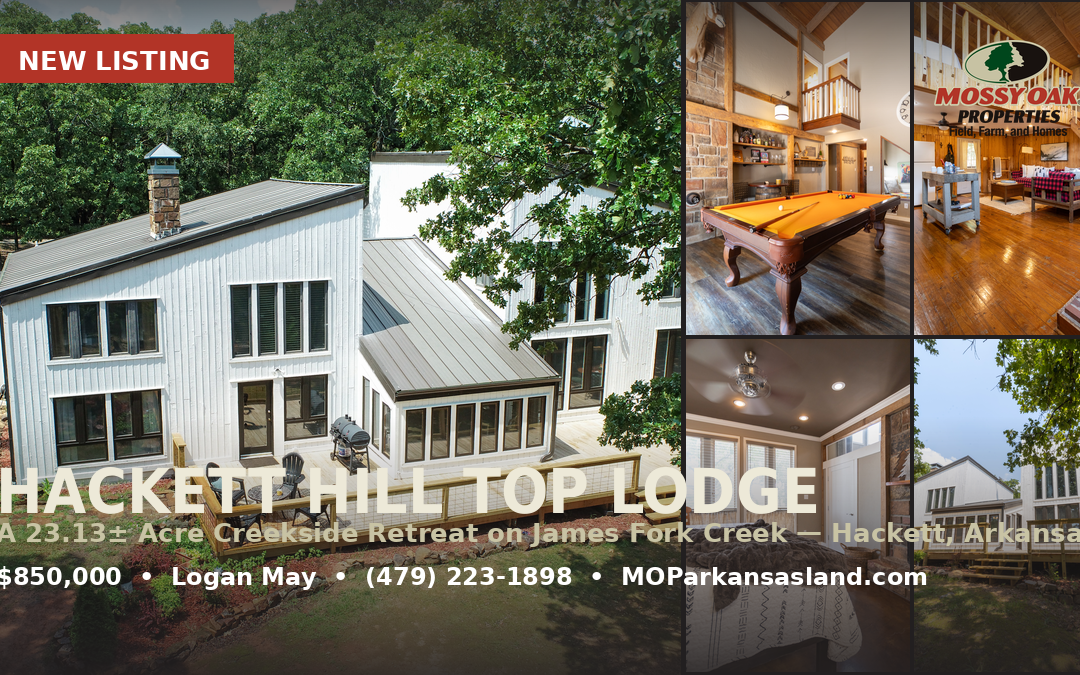 Hacket Arkansas home for sale, land for sale, best realtor near me, logan may